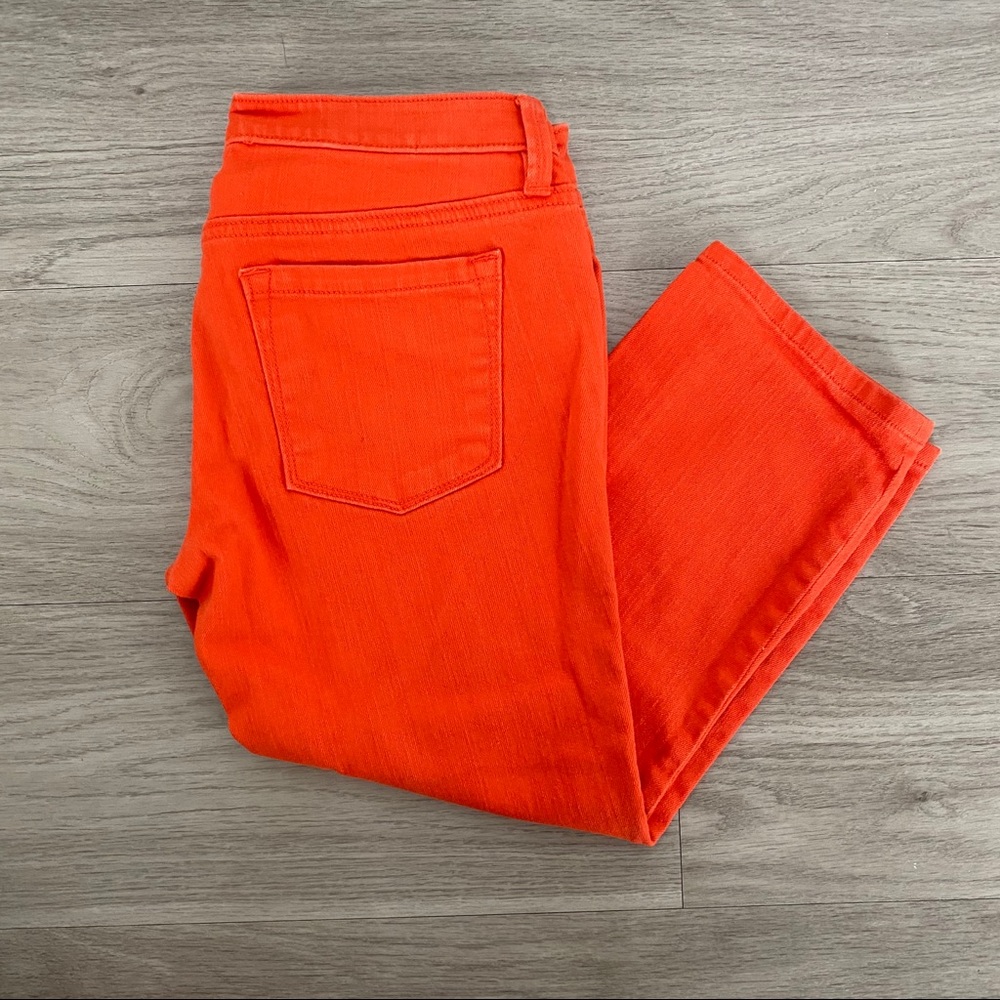 Orange Loft Crop Pants - image 3